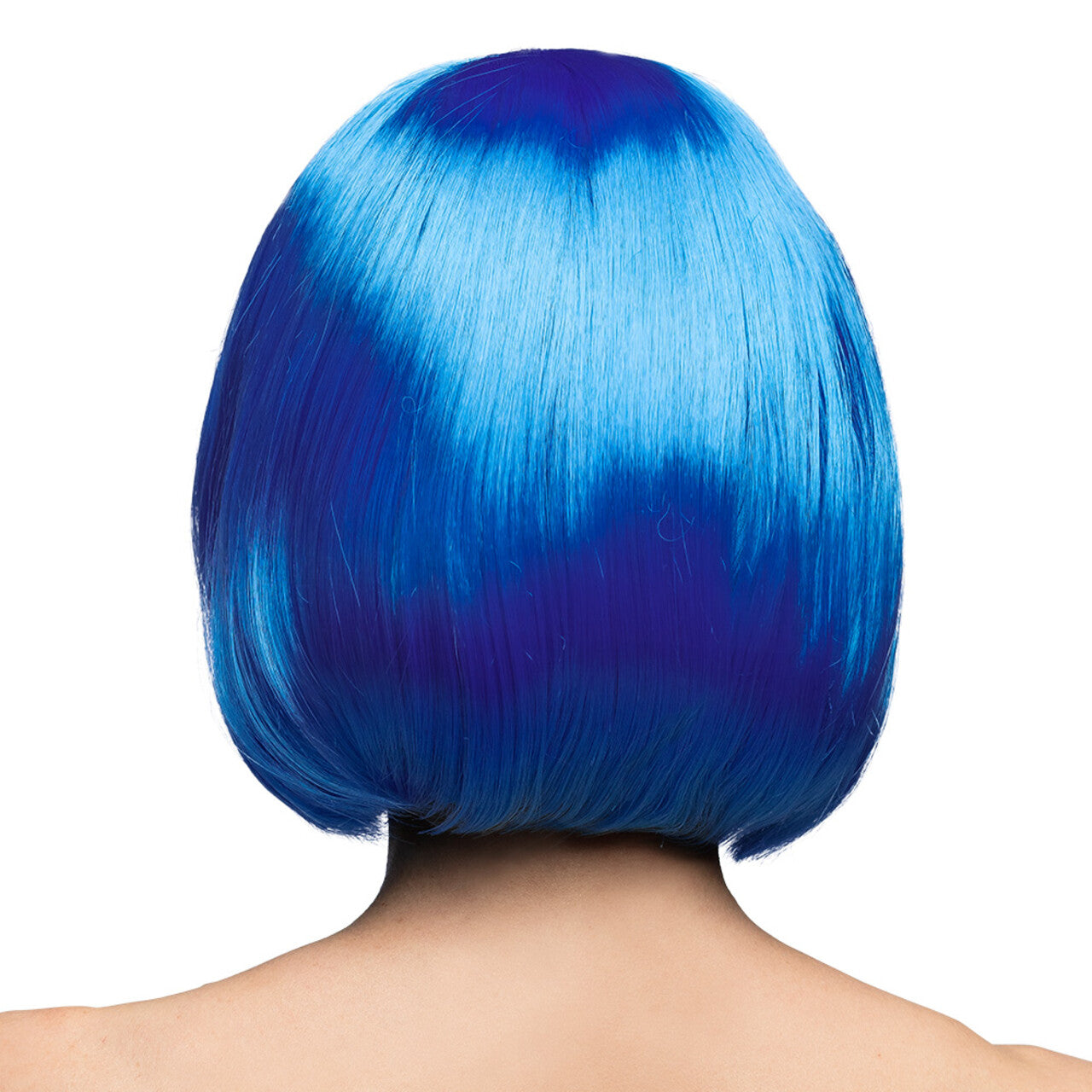 Op deze afbeelding zie je een Accessoires, van het merk Boland. Pruik Fantasy Bobline Blauw