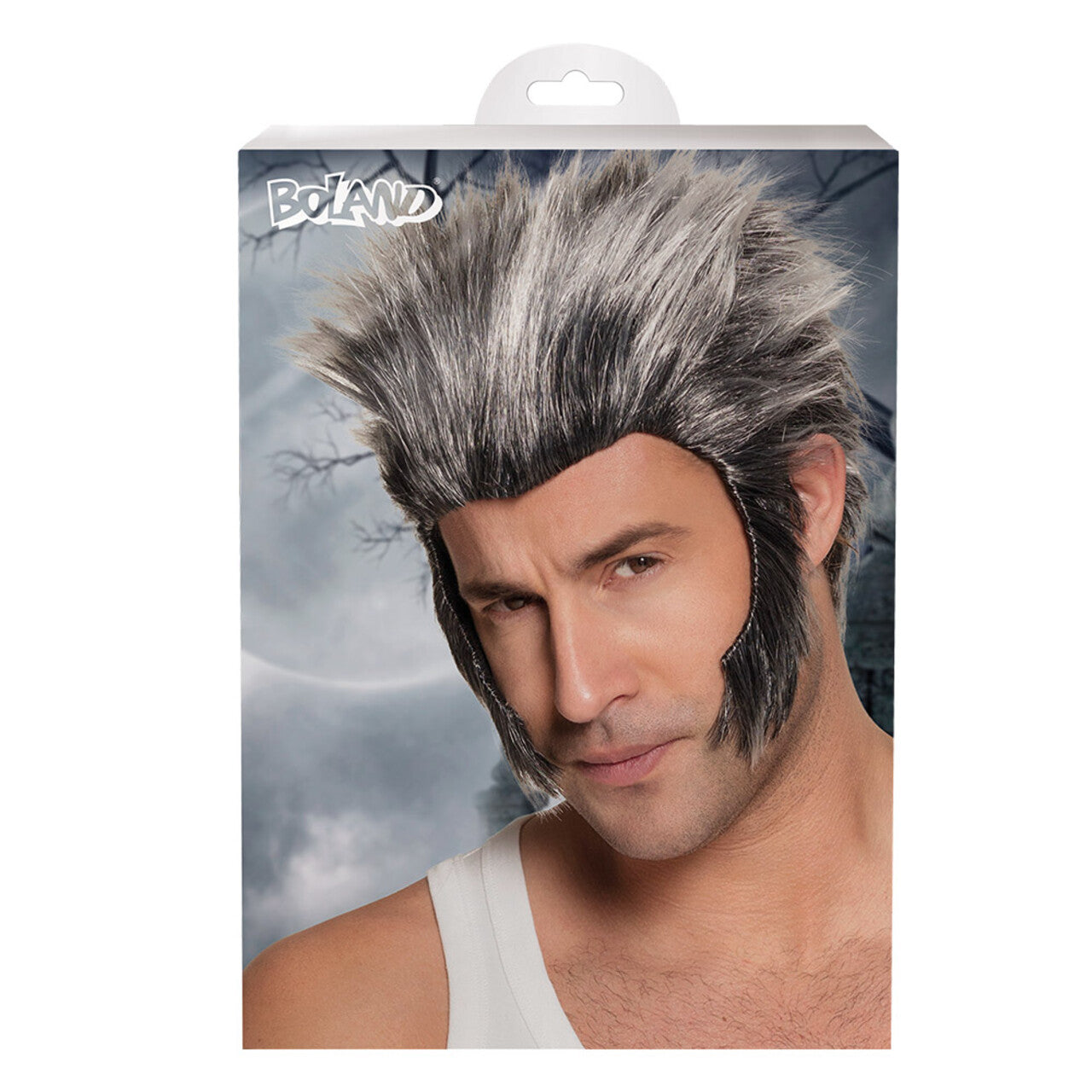 Op deze afbeelding zie je een Accessoires, van het merk Boland. Pruik Weerwolf