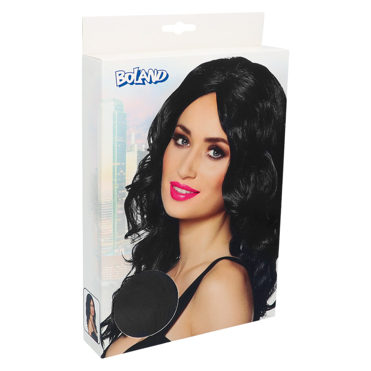 Op deze afbeelding zie je een Accessoires, van het merk Boland. Pruik Katy Black
