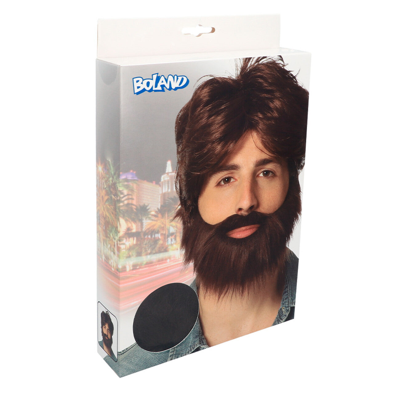 Op deze afbeelding zie je een Accessoires, van het merk Boland. Pruik Austin Dude