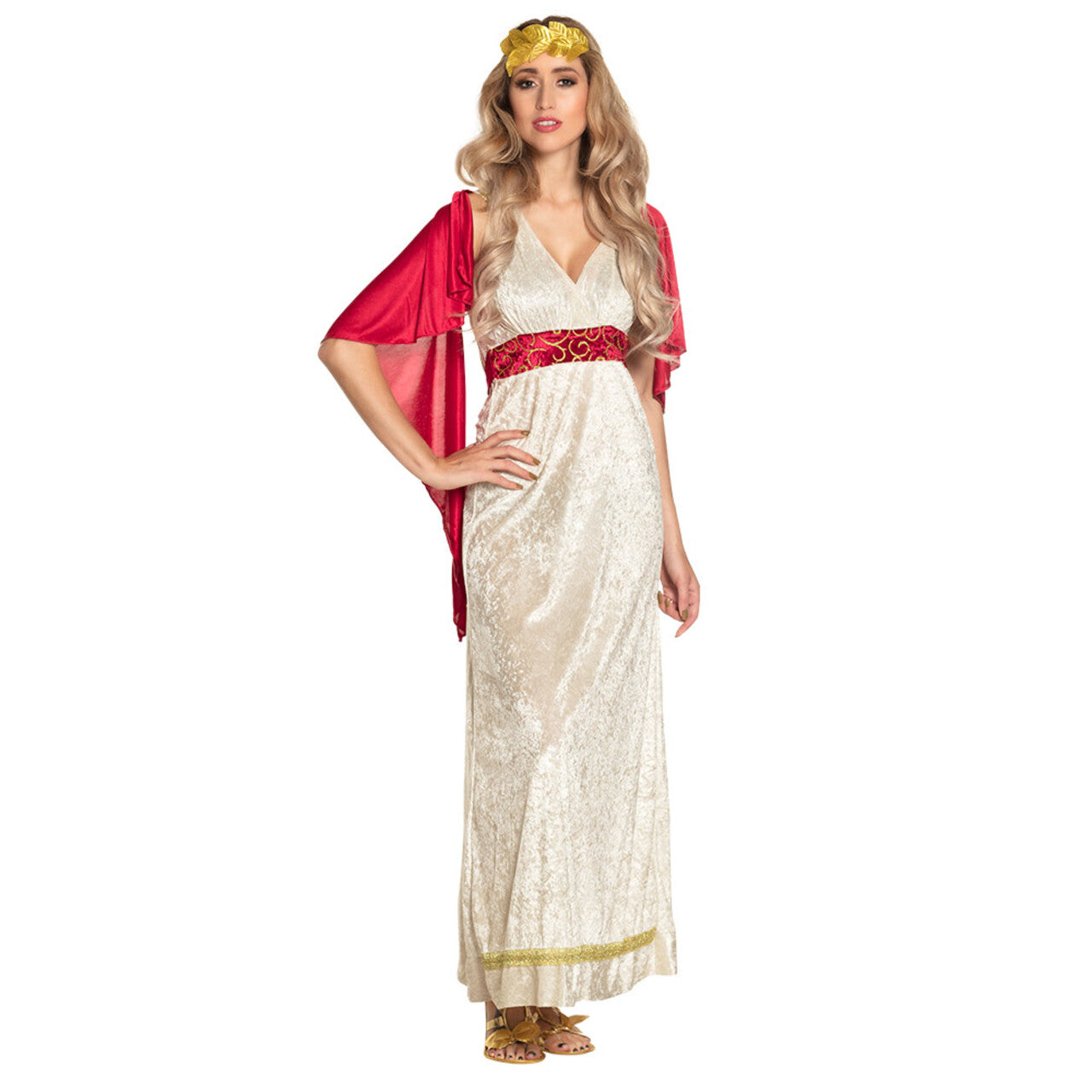 Op deze afbeelding zie je een Kostuums, van het merk Boland. Romeinse Schoonheid Livia Vrouw Kostuum