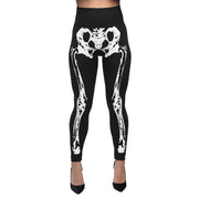 Op deze afbeelding zie je een Kostuums, van het merk Boland. Legging Bones Skelet Vrouw