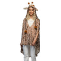Poncho Geer De Giraffe Kostuum