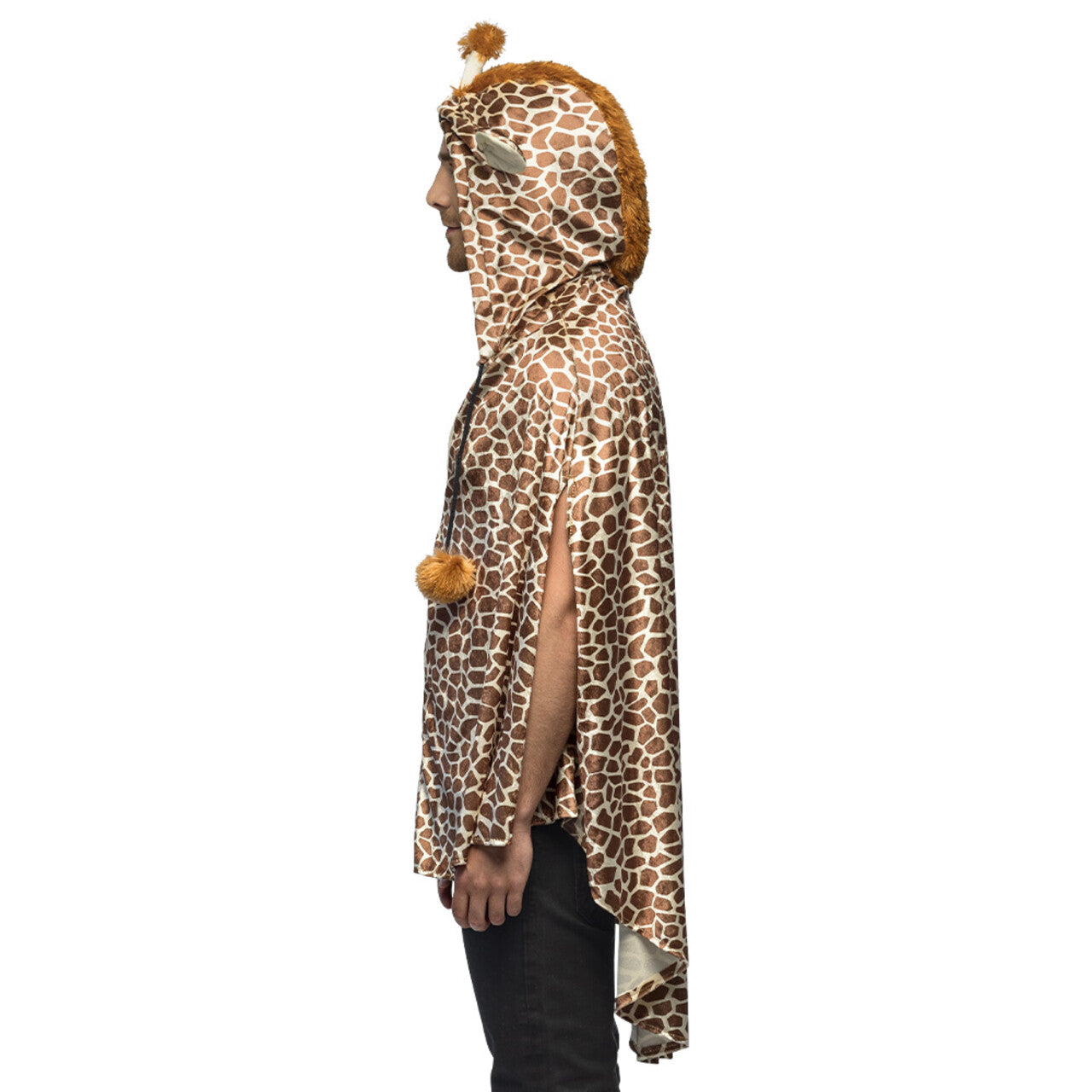 Op deze afbeelding zie je een Kostuums, van het merk Boland. Poncho Geer De Giraffe Kostuum