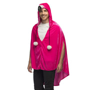 Op deze afbeelding zie je een Kostuums, van het merk Boland. Poncho Megaroze Flamingo Kostuum