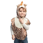 Op deze afbeelding zie je een Kostuums, van het merk Boland. Kinderponcho Kleine Giraffe Kind