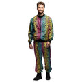 Regenbogen-Leoparden Trainingsanzug Dude Herrenkostüm