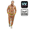 Ensemble De Training Années 90 Blacklight Costume