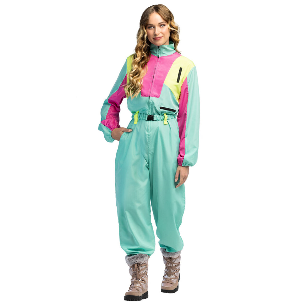 Op deze afbeelding zie je een Kostuums, van het merk Boland. Skipak Snow Blizzard Babe (S) Vrouw Kostuum