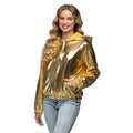 Super Stylish Metallic Goud Jasje Vrouw