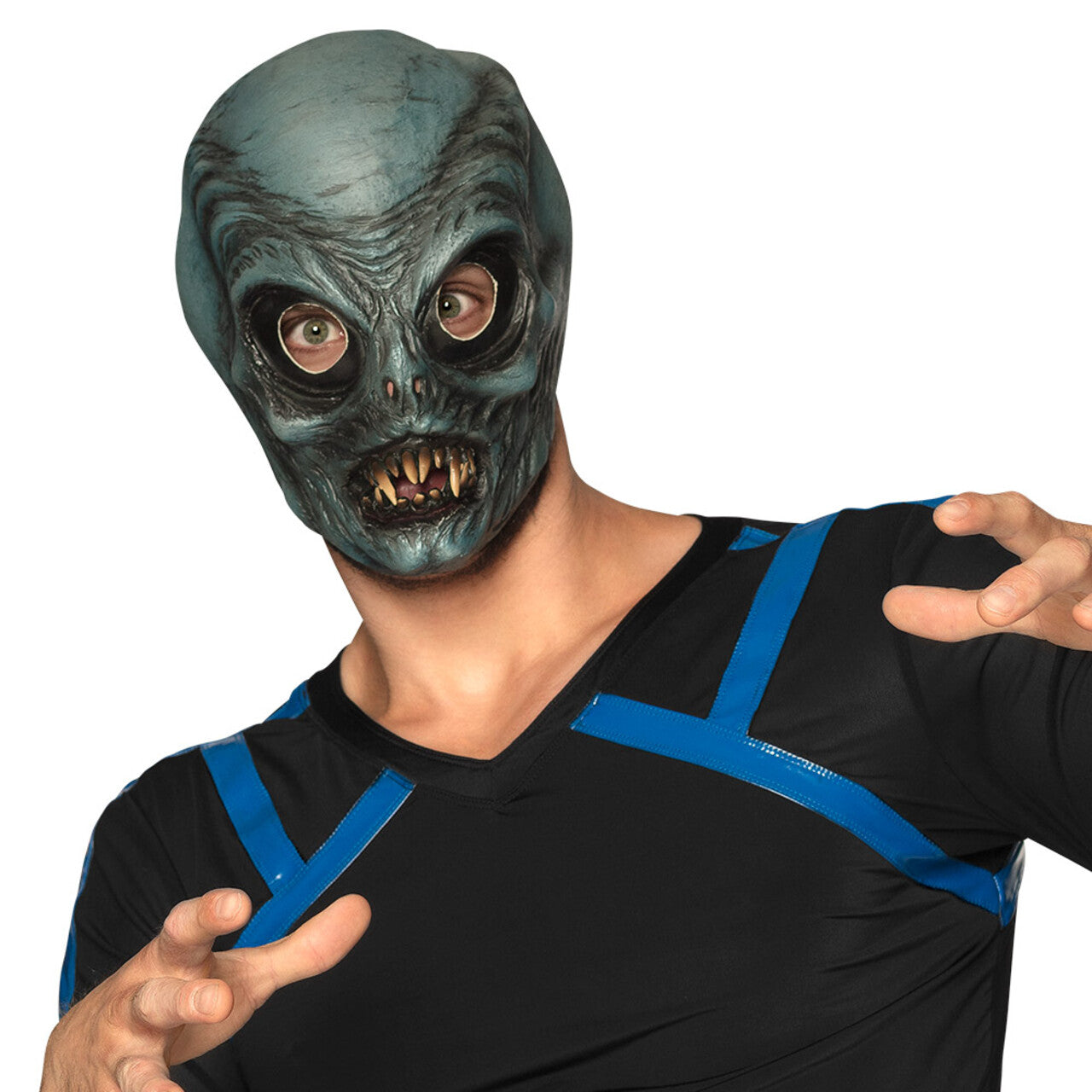 Op deze afbeelding zie je een Accessoires, van het merk Boland. Masker Creepy Alien
