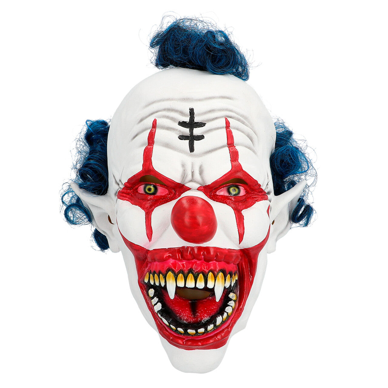Op deze afbeelding zie je een Accessoires, van het merk Boland. Masker Met Haar Vampire Clown
