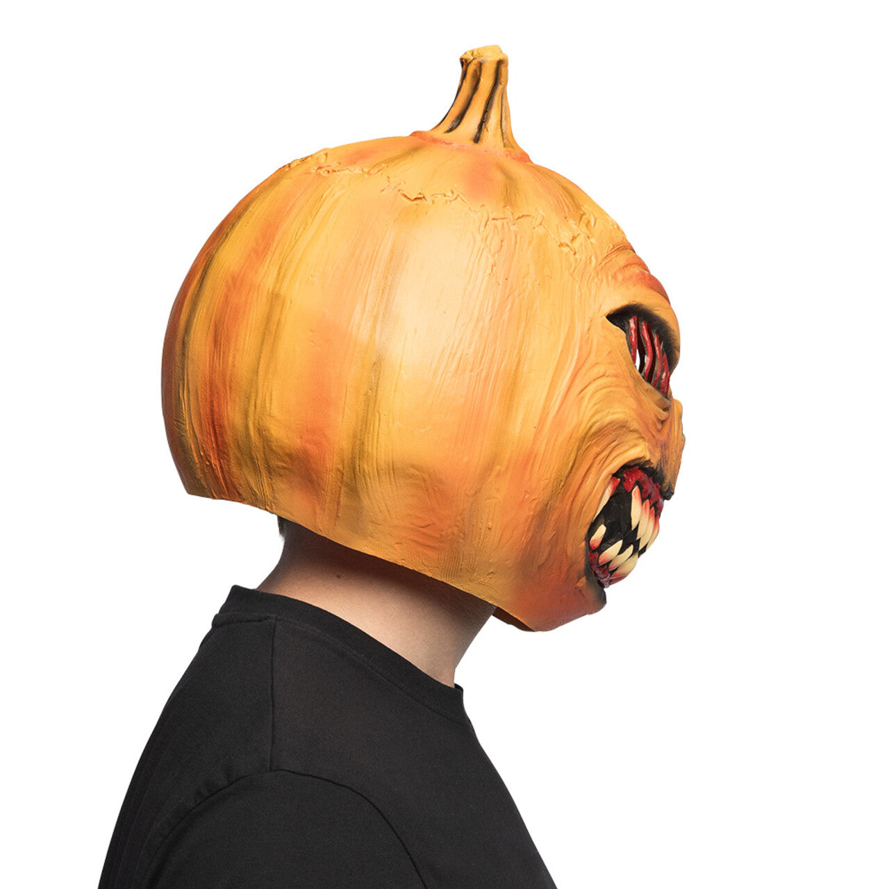 Op deze afbeelding zie je een Accessoires, van het merk Boland. Masker Evil Pumpkin Monster