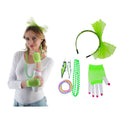 Neon Groen Jaren 80 Popstar Set