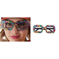 Kleurige Bril Met Strass
