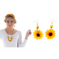 Sommerklang Sonnenblumen-Ohrringe