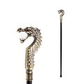 Metal Cane Dragon With Ball