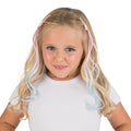 Pince à Cheveux Cœur Avec Cheveux Roses Et Bleus 2 Pièces