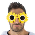 Gele Hippie Bloem Bril