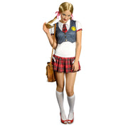 Op deze afbeelding zie je een Kostuums, van het merk Chaks. Oops I Did It Again Schoolmeisje Britt Vrouw Kostuum