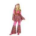 California Hippie Pixie Pink Vrouw Kostuum