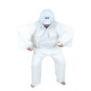 Op deze afbeelding zie je een Kostuums, van het merk Chaks. Witte Grote Aap Bigfoot Yeti Kostuum