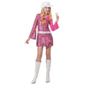 Moderne Roze Hippie Pippa Vrouw Kostuum