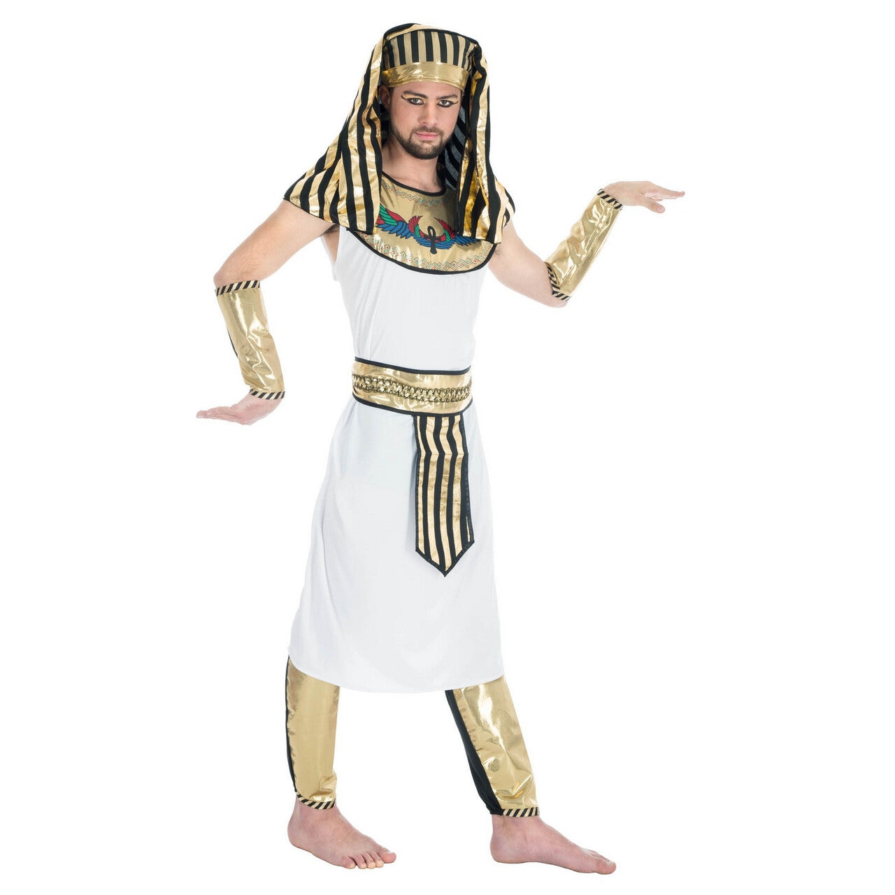 Op deze afbeelding zie je een Kostuums, van het merk Chaks. Gouden Farao Toedangadan Man Kostuum
