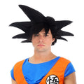 Schwarze Anime-Heldenperücke