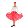 Rock N Roll Rosa Rockalot Rok En Hoofdband Rood Vrouw