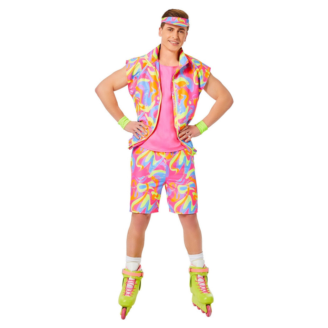 Op deze afbeelding zie je een Kostuums, van het merk Chaks. Ken Roller Bink Man Kostuum