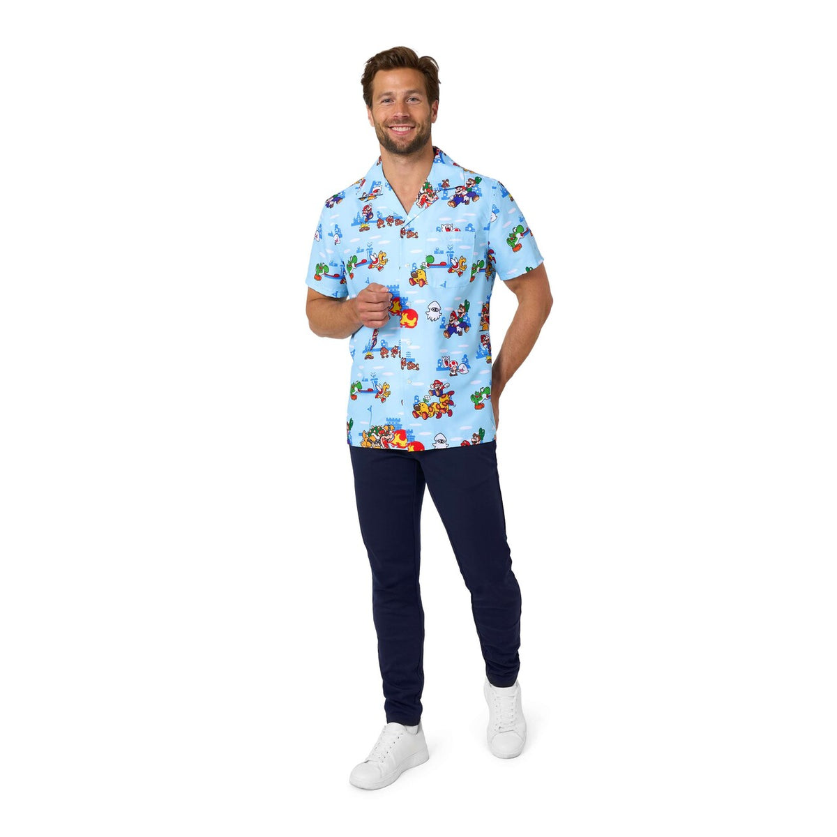Op deze afbeelding zie je een Kostuums, van het merk Opposuits. Super Mario™ Adventures Man Kostuum