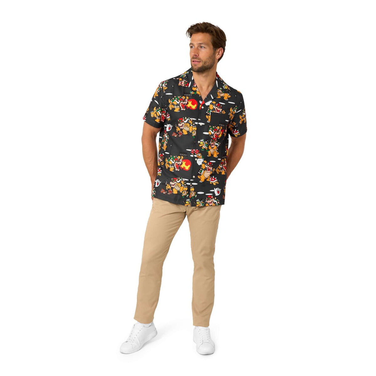Op deze afbeelding zie je een Kostuums, van het merk Opposuits. Bowsers Mayhem Man