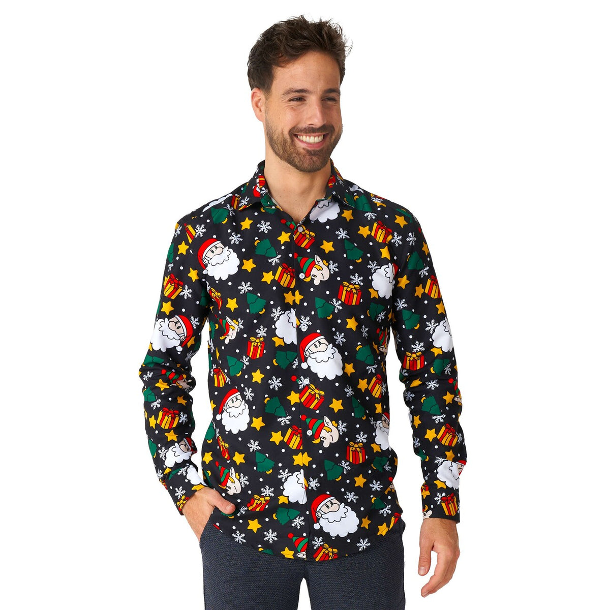 Op deze afbeelding zie je een Accessoires, van het merk Opposuits. Santa Elves Black
