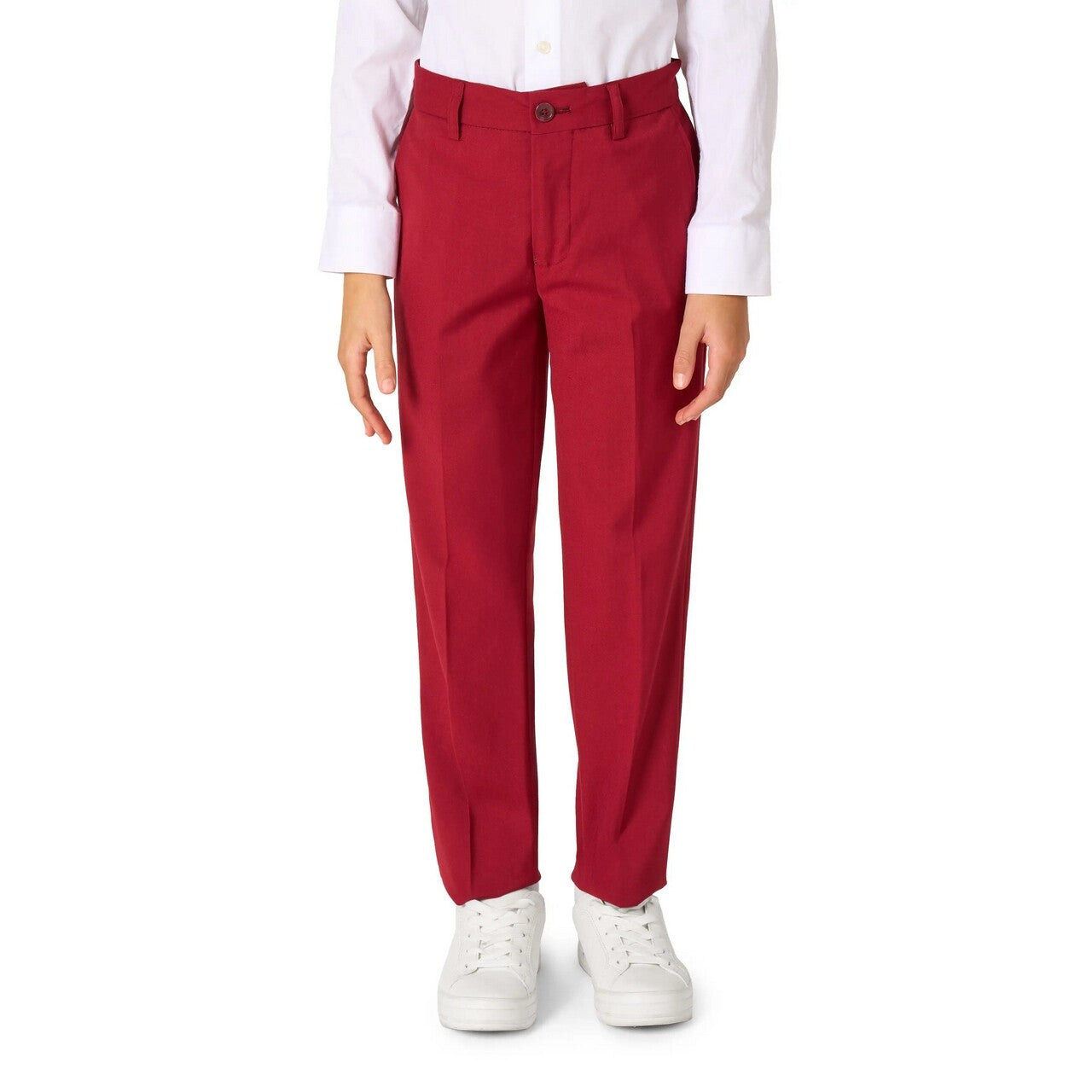 Op deze afbeelding zie je een Kostuums, van het merk Opposuits. Daily Bright Burgundy Jongen Kostuum