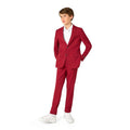 Daily Bright Burgundy Tiener Jongen Kostuum