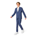 Daily Checked Navy Jongen Kostuum