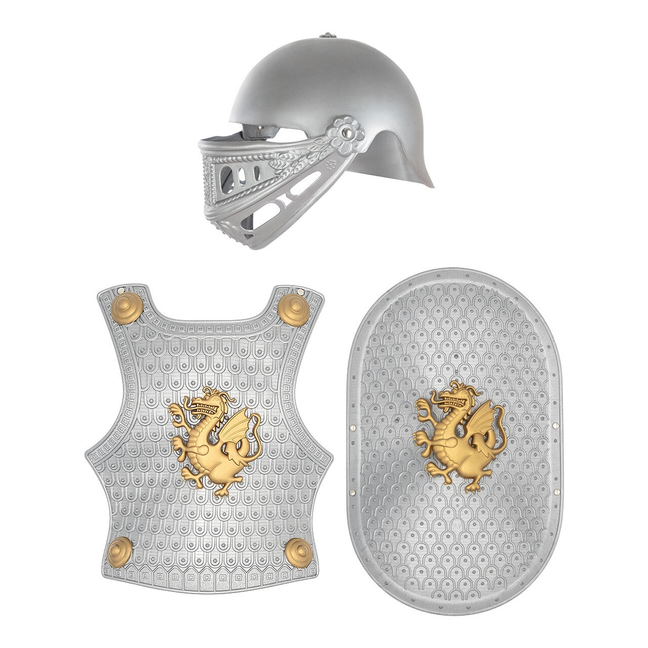 Op deze afbeelding zie je een Accessoires, van het merk Funidelia. Glimmende Ridder Set