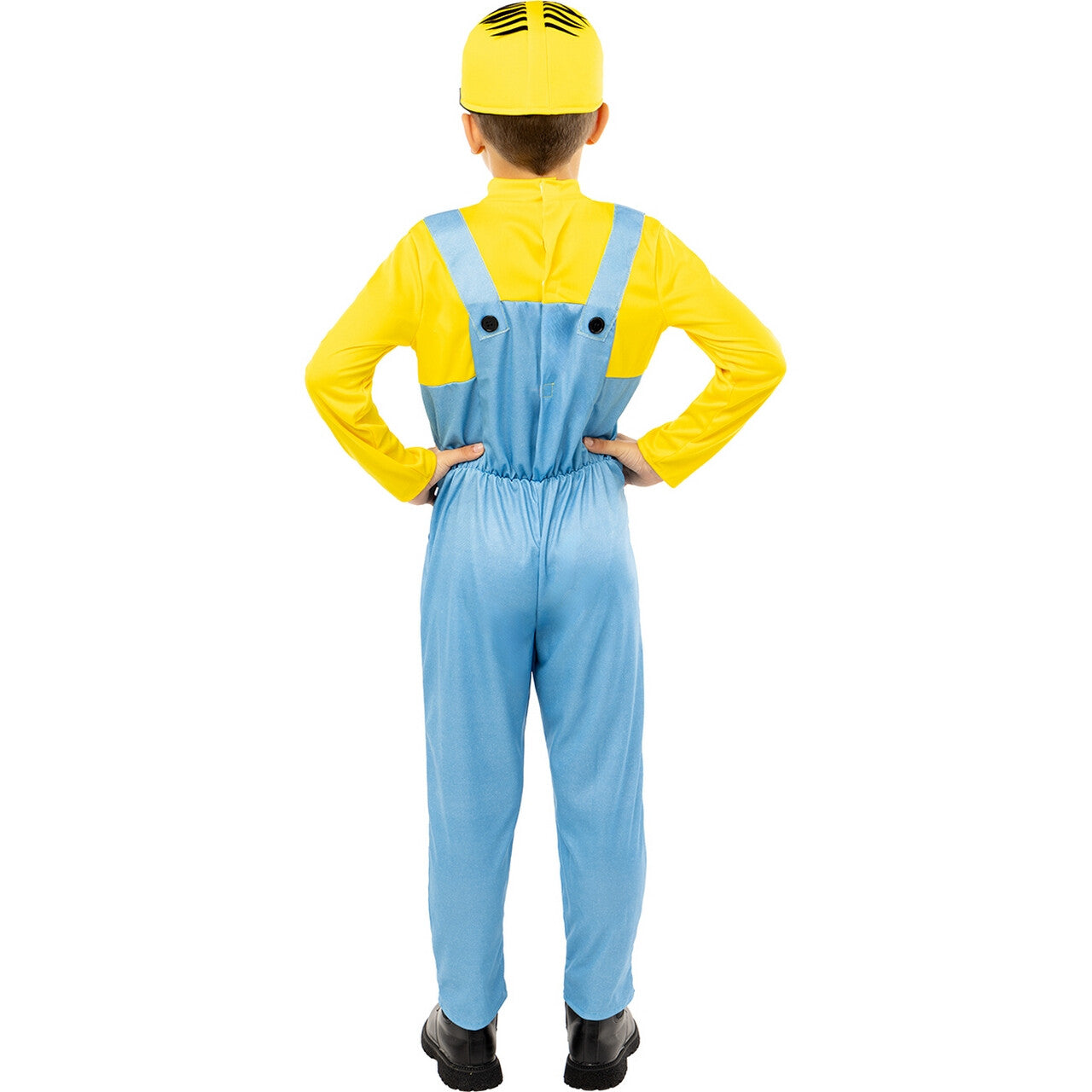 Op deze afbeelding zie je een Kostuums, van het merk Funidelia. Minions Dave Kind Kind Kostuum