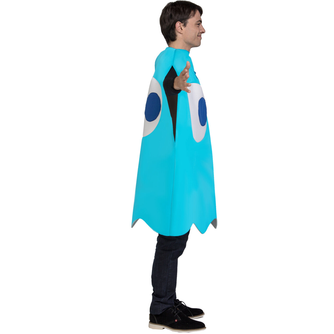 Op deze afbeelding zie je een Kostuums, van het merk Funidelia. Inky Blue Ghost Pacman Kostuum