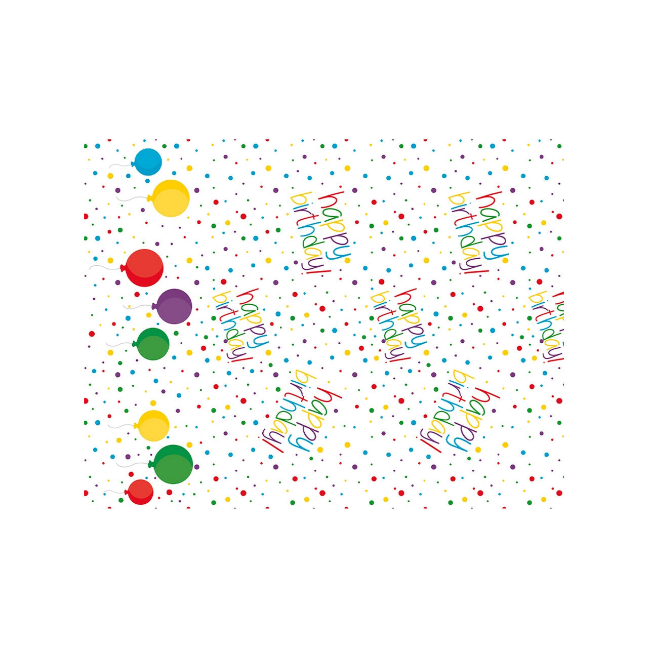 Op deze afbeelding zie je een Decoratie, van het merk Funidelia. Party Tafelkleed Happy Birthday 120 X 180cm