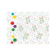 Op deze afbeelding zie je een Decoratie, van het merk Funidelia. Party Tafelkleed Happy Birthday 120 X 180cm