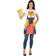 Op deze afbeelding zie je een Kostuums, van het merk Funidelia. Oktoberfest Horeca Schort Bardame