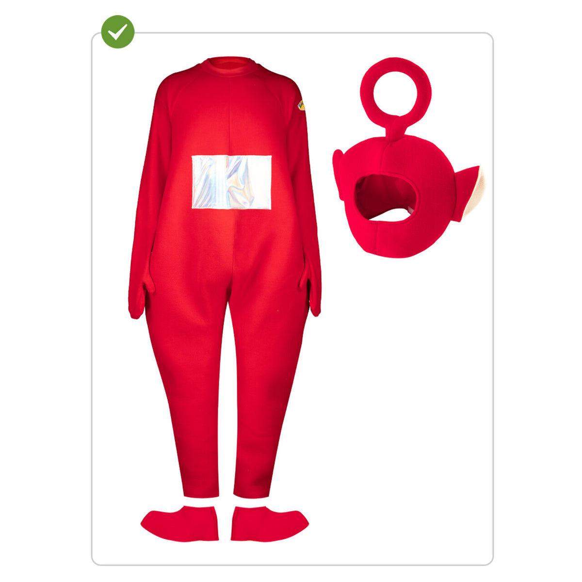 Op deze afbeelding zie je een Kostuums, van het merk Funidelia. Po Kostuum - Teletubbies™ - Teletubbiepak
