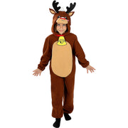 Op deze afbeelding zie je een Kostuums, van het merk Funidelia. Reinout Rendier Onesie Kind Kostuum