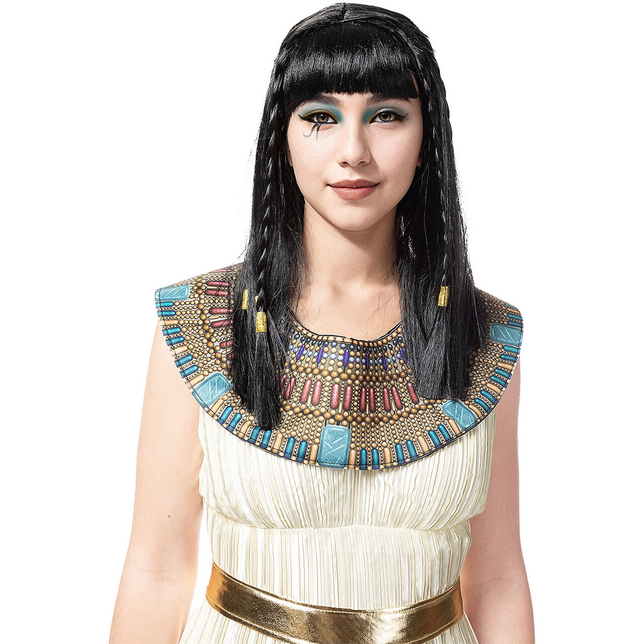 Op deze afbeelding zie je een Kostuums, van het merk Funidelia. Clevere Cleo Konigin Van Egypte Vrouw Kostuum