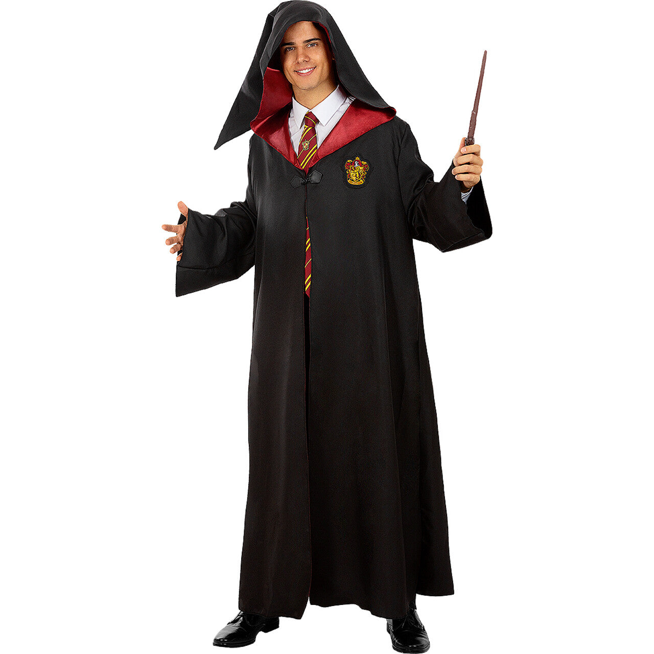 Op deze afbeelding zie je een Kostuums, van het merk Funidelia. Harry Potter Lange Cape Gryffindor Kostuum