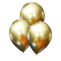 Goldene Latexballons Rund 10er Pack
