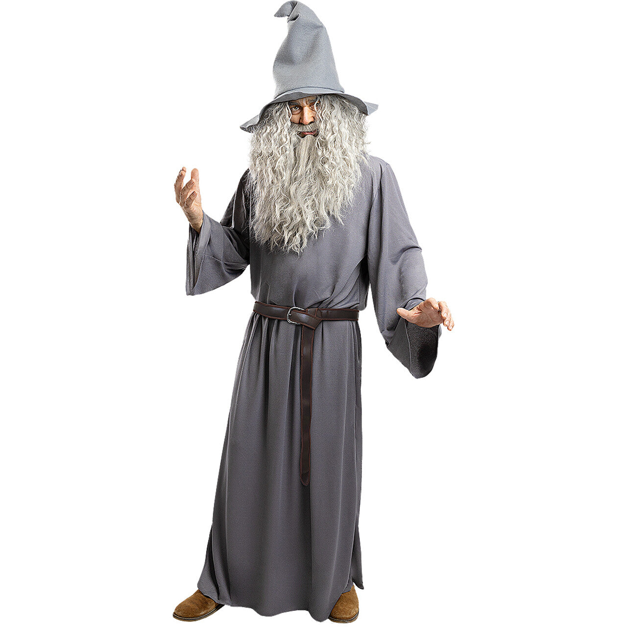 Op deze afbeelding zie je een Accessoires, van het merk Funidelia. Tovenaar Gandalf Wig Pruik Met Baard