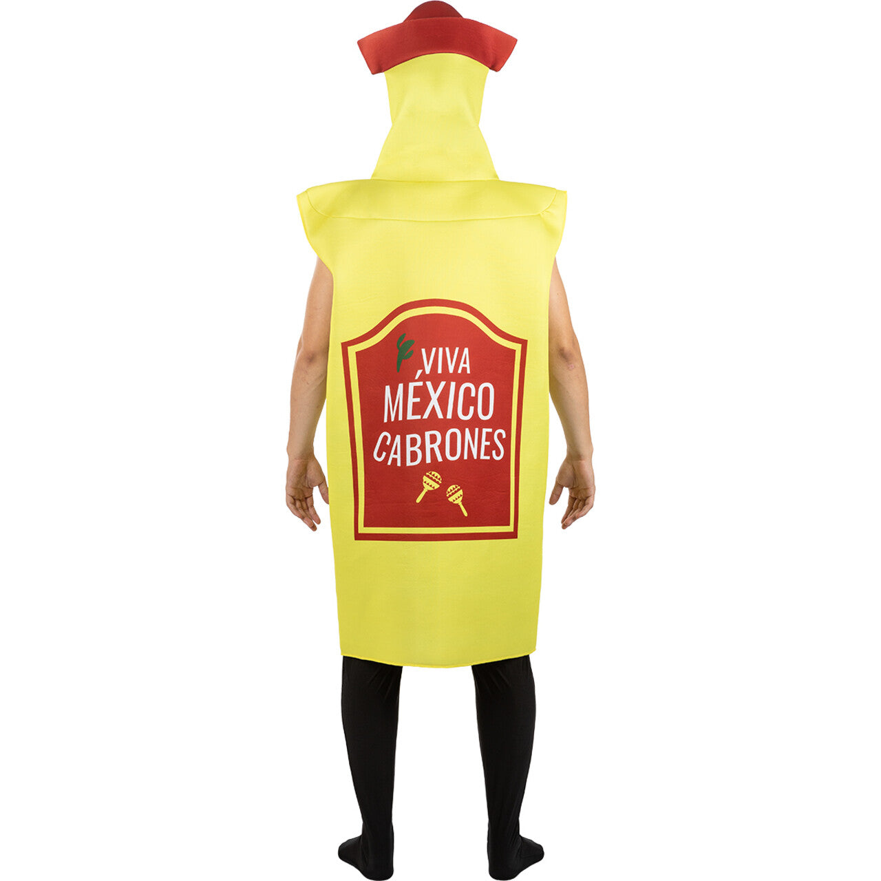 Op deze afbeelding zie je een Kostuums, van het merk Funidelia. Viva Tequila Fles Kostuum